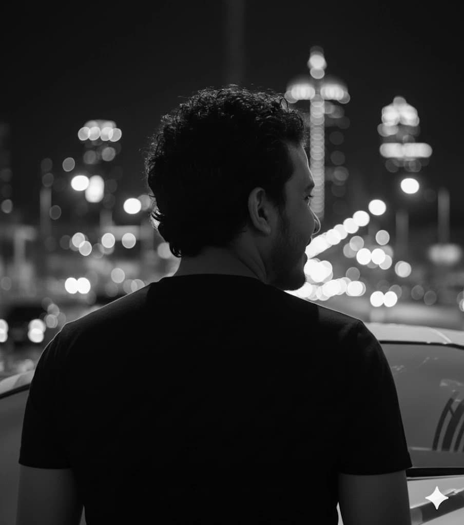 Frontend developer workspace portrait