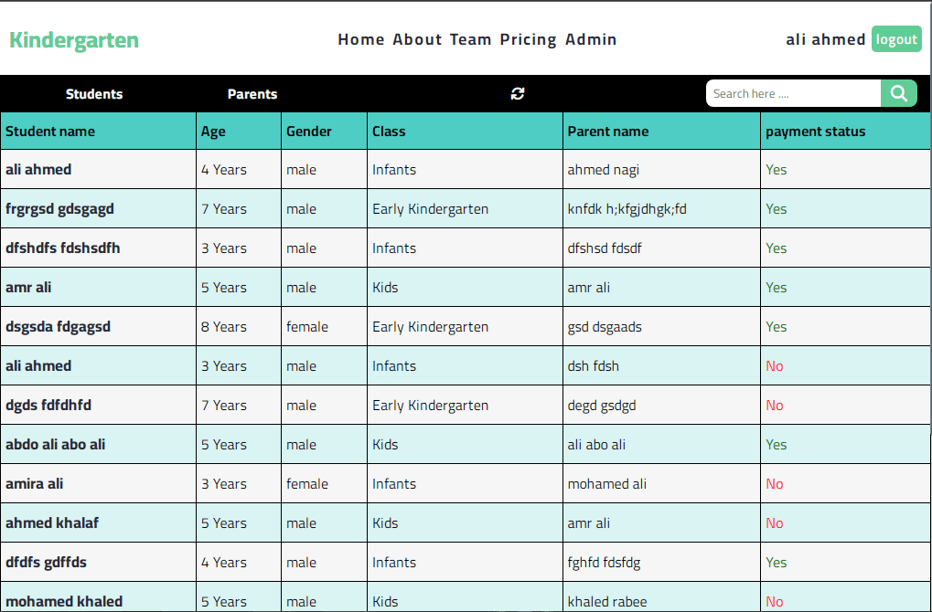 kindergarten screenshot 1